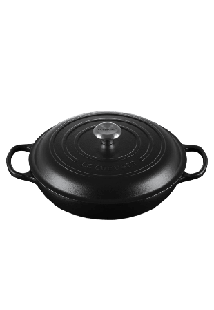 Le Creuset Buffetgryta 30cm Black 3,5L Grytor Blå 30 CM