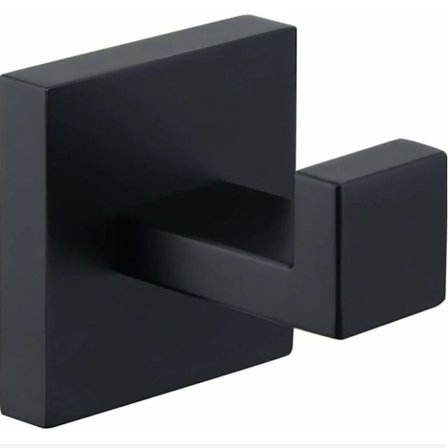 (Svart) Matt Handdukskrok, 304 Rostfritt Stål Klädkrok, Handdukshållare