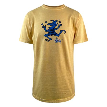 Stüssy, T-shirt Geel, Heren, Maat:M