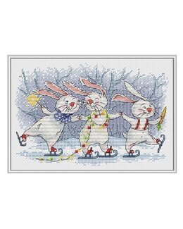 Broderikit Billede Festlig ringdans - M.P Studia