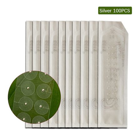 100/200 stk. Akupunktur Magnetiske Perler Auricular Ear Stickers Ma