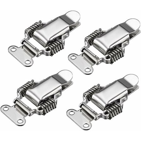 Låsespenne i rustfritt stål med fjær, 68 mm