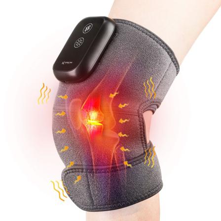 Uppvärmningsvibrationer Knäskyddskontroller Elektrisk Knämassageapparat