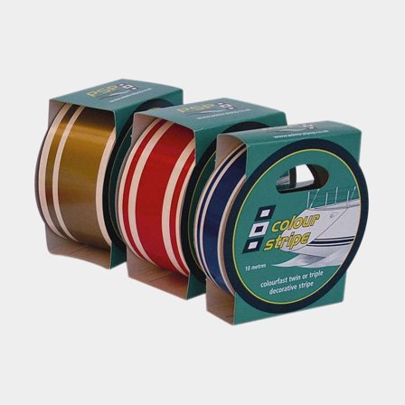 Dekortape PSP Colour Stripe, 44 mm x 10 meter, rød