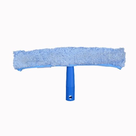 Profesjonell glasskrape med mikrofiberbørste, bredde 25 cm