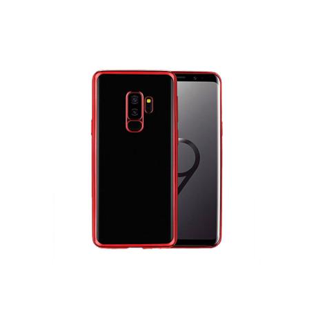 Tyylikäs suojus pehmeää silikonia Samsung Galaxy S9+:lle Röd