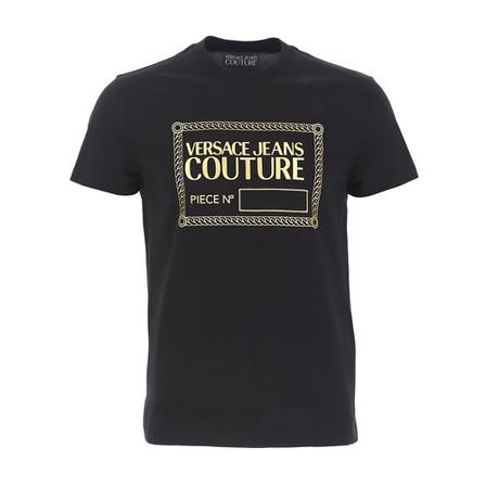 Versace Jeans Couture - T-shirts - Svart - Herr - Storlek: L, Herr, Storlek: L