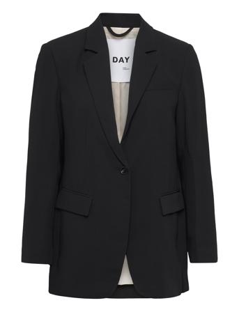 Elton - Classic Gabardine Blazers Single Breasted Blazers Svart Day Birger Et Mikkelsen