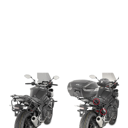 Seitenkofferhalter Givi PLXR Rapid Release Monokey - Yamaha FZ-10 2016-2021