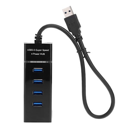 4 Liitäntä 3HUB USB Yksi Vedä Neljä Hub-Jakaja Tietokone Kannettava E