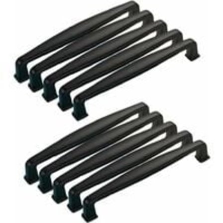 10 stk. Huldistance 16 mm Møbelgreb Køkken Soveværelse Skab