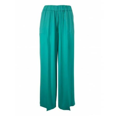 Semicouture, Wide Trousers Blauw, Dames, Maat:S