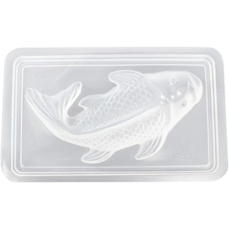 3D fisk form plast karpeformet kake sjokolade godteri fondant bakeform gelé pudding form, fisk form, form for fiskebaking