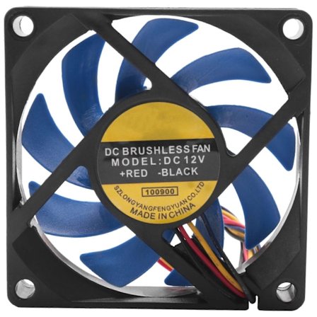 12V DC 32 70mm 4-nastainen tietokonekotelon CFM PWM CPU PC -tuuletin sininen ja musta