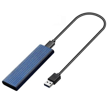 M2 SSD-kabinett NVME-hölje M.2 till USB SSD-adapter för NVME PCIE NGFF SATA M+B Key 2230/2242/2260/2280