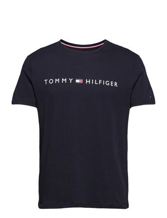 Cn Ss Tee Logo T-shirt Sort Tommy Hilfiger