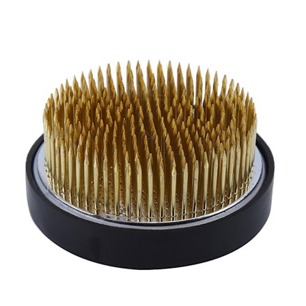 Pyöreä Ikebana kumipehmusteella Art Kiinteä järjestelytyökalu Kiinteä kohdistustyökalu (7,4 cm)