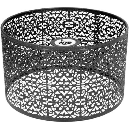 Ontto Lamppuvarjostin Metalli Lamppuvarjostin E27 E14 Yleiskäyttöinen Hyvä Lämpöhajonta Hieno Lamppu Peite Musta