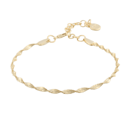 SNÖ of Sweden Lisbon Brace Armband Dam Guld ONESIZE