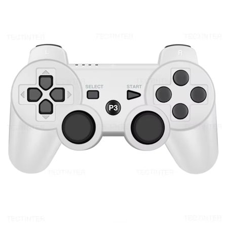 Hvit Trådløs Bluetooth Spillkontroller for PC Kompatibel med SONY PS3 Gamepad Joystick Tilbehør for PlayStation 3