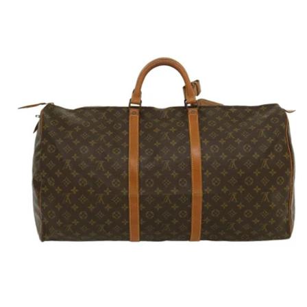 Louis Vuitton Vintage, Pre-owned Canvas Keepall Bag Bruin, Dames, Maat:ONE Size