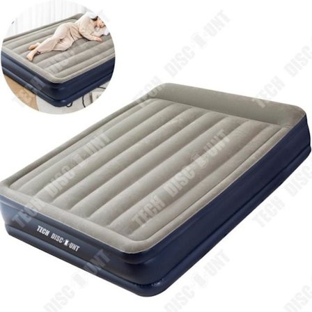 Luftmadrass - TD - Dubbel - Flockning - 190x95x42 cm - Max belastning 500 kg