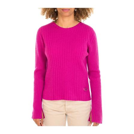 Twinset Round-neck Strik Pink, Dame Striktrøjer