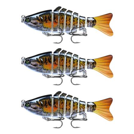 3 Stycken Fiskedrag Sötvattensaltvattenbete Med Pärla