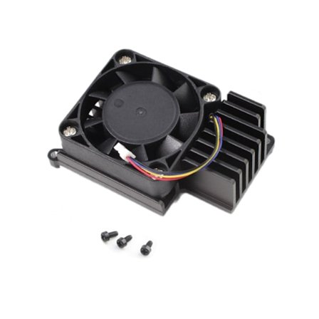 För RPi 5 Active Coolers Fläkt Kylfläns Stöd PWM Hastighetskontroll Kylfläns Radiator