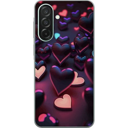 Kompatibelt Mobilskal till Samsung Samsung Galaxy A26 Midnattshjärtan