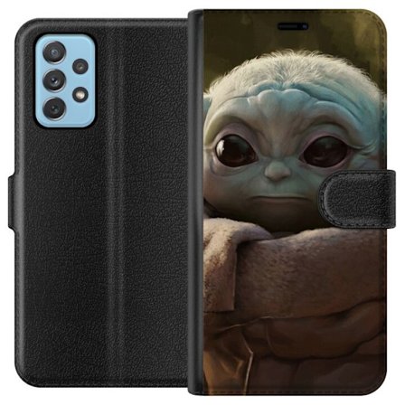 Yhteensopiva Lompakkokotelo Samsung Galaxy A52 5G Baby Yoda