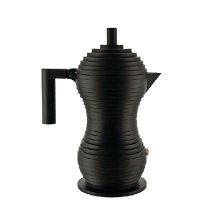 Alessi Espressobryggare Pulcina 6 koppar Köksredskap Svart 14,5x14,5x28