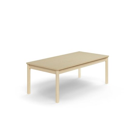 Tisch DECIBEL, 1600x800x590 mm, schalldämmendes Hochdrucklaminat, Birke