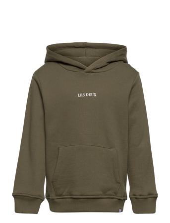 Lens Hoodie Kids Green Les Deux