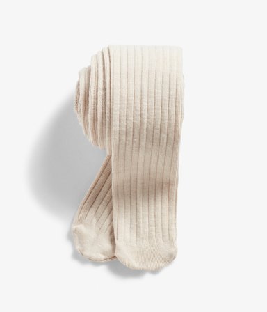 Kappahl | Sukkahousut villasekoitteesta Meleerattu beige M | Meleerattu beige