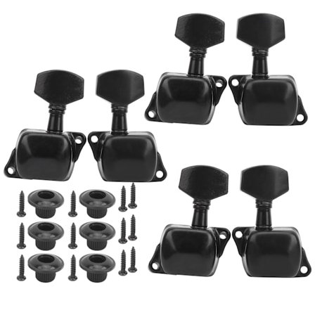 Guitar Stemmeskruer til Semi-lukkede Elektriske Guitarer Musikinstrument Tilbehør (Sort)