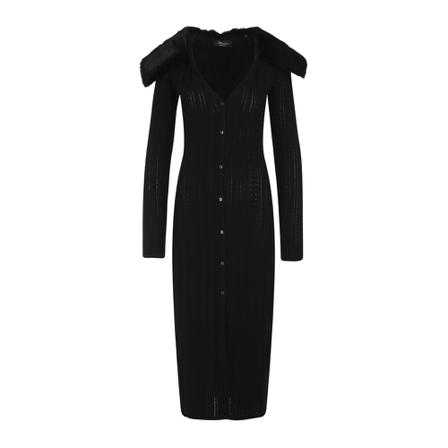Blumarine, Dress Zwart, Dames, Maat:M