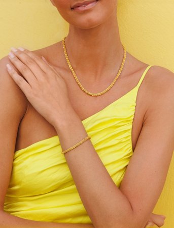 Caroline Svedbom Gemma Necklace Gold - Gold - ONE SIZE