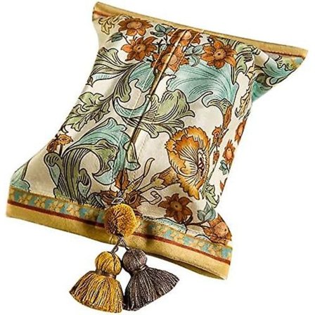 1-pack vävnadslåda cover printed mönster High-End tyg bil sovrum pumpande vävnadslåda