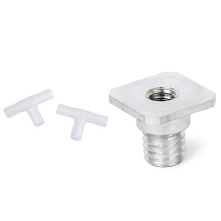 x 12 mm muoviset yht suuret T-liittimet hammastetuilla putkiliitoksilla ilma/vesi H