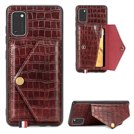 Samsung Galaxy A41 - Stilrent Skal med Korthållare