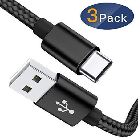 3 st hög kvalitet 2 m usb-c