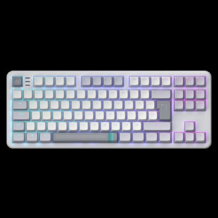 Spelmekaniskt tangentbord - DARK PROJECT - ALU87 Daylight - RGB-belysning - Trådbunden - Tysk ISO