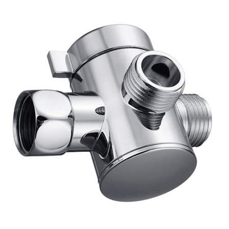 Suihkuputken jakaja, G1/2" 3-tieinen monitoiminen suihkupään jakaja