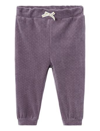 Nmfnew Nreg Vel Pant Bottoms Sweatpants Purple Name It