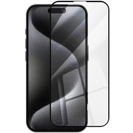 Skjermbeskytter for iPhone 16 Pro Max Herdet glass Keramisk full lim Svart Black