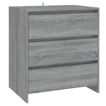 Vidaxl Skänk Grå Sonoma 70x41x75 Cm Spånskiva Grå