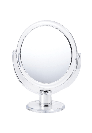 Skir Bordsspegel, rund Sminkverktyg & tillbehör Unisex Transparant ONESIZE