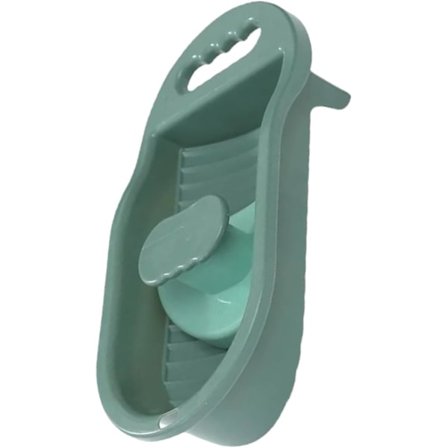 1 stk. vaskebræt - Håndvask Rengøringsbræt Vask Mini Bærbar Vaskemaskine Sok Vaskebræt Pp Dyr Børn Undertøj grøn