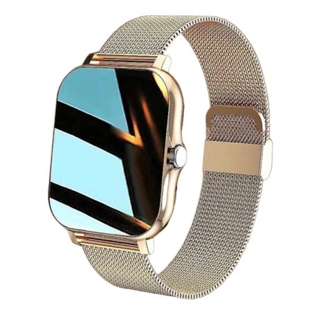 Smart Ur Herre Dame Smartwatch Kompatibel med Android Telefoner Iphone Pulsmåler Fitness Tracker Pink